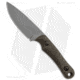 Gavko Knives EDC Neck Fixed Blade Knife, 3.25in, Bohler N690, Drop Point Blade, Micarta, Green Handle, Green/Gray, 6.75 inch, BHQ-22248
