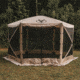 Gazelle G6 6-Sided Portable Gazebo, Desert Sand, 8-Person, GG602DS