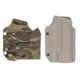 GBRS Group Cordura Wrap Bundle x OWB Belt Holster, SIG Sauer P320, Compact, Carry, X-Carry, Full Size, X5 Legion, M17, M18, Left Hand, Multicam/FDE, One Size, BN-HS-OWB-SIG-FDE-MCW-L