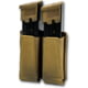 GBRS Group Double Pistol Magazine Pouch, Coyote Brown, One Size, GEAR-DPMP-CB