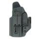 GBRS Group X Priority 1 .08 Boltaron IWB Holster, X300U/SIG P320, Left Hand, Black, GEAR-HOLS-IWB-SIGP320-X300U-L