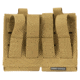 GBRS Group Double Rifle Magazine Pouch - Bungee Retention, COYOTE, GEAR-DRMP-5.56-BR-CB