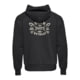 GBRS Group No Retreat Oversized Pullover Hoodie - Men's, Black/Bone, Small, POH-BLK-NR-26-S