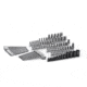 GearWrench 1/4in, 3/8in &amp; 1/2in Drive Hex/Ball End Hex/Tamper Proof Torx/External Torx/Torx SAE/Metric Bit Set, 84 Pc., 80742