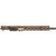 Geissele Super Duty Complete Upper Receiver, 5.56mm, 14.5in Barrel, Mid Length, 1-7 Twist, Geissele Sparkout Flash Hider, Sand, 14.5in, 08-219S