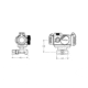Geissele Geissele Super Precision T1 Series Scope Mount, 1.93in Height, Black, 05-543B