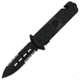 Gen Pro Assisted Opener Knife, Black Aluminum w/Grip Handle, Black Combo SK-8263BK