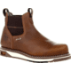 Georgia Boot Wedge Waterproof Chelsea Work Boot - Mens, Wide, Brown, 8.5, GB00352-085W