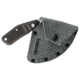 Gerber Downwind Ulu Fixed Blade Knife, 3.5in 7Cr17MoV Steel Stonewash Blade, Black G-10 Scale Handle, 30-001822