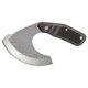 Gerber Downwind Ulu Fixed Blade Knife, 3.5in 7Cr17MoV Steel Stonewash Blade, Black G-10 Scale Handle, 30-001822