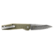 Gerber Fuse Folding Knife, 3.8in 7Cr17MoV Steel Stonewash Drop Point Blade, Flat Sage Handle, 30-001875