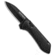 Gerber Gerber Highbrow Compact A/O Spring Assisted Knife Black 2.8" Onyx *DISC*, Black, Stainless Steel, adult, BHQ-223751