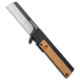 Gerber Gerber Quadrant Flipper Frame Lock Knife Bamboo 2.75" Two-Tone, Black/Wood, 7Cr17MoV, adult, BHQ-94202