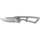 Gerber Ghostrike Bdz1 3.3 In Fixed Blade Knife With Rubber Overmold Handle, Silver/Gray, 30-001424
