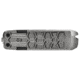 Gerber Lockdown Pry Multi-tool, 2.5in, Matte Black Drop Point Blade, Silver Aluminum Handle, 30-001593