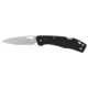 LST Black Folding Knife GFN 2.5in Stonewash Clip Point