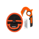 Gerber Vital Zip Knife, Black/Orange Handle GE31-002745