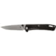 Gerber Zilch Folding Knife, Stonewashed Plain Blade, Black Handle, 31-004064