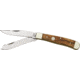 German Bull Trapper Walnut Folding Knife,Stainless Clip and Spey Blade, Walnut Handle GB254WAL