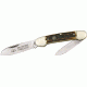 German Eye Canoe Folding Knife,Solingen Spear and Pen Blade, Genuine Stag Handle GEBB