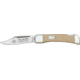 German Eye Lockback Folding Knife,Solingen Steel Clip Blade, Yellow Celluloid Handle GE99JRYL