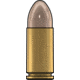 GetLoad 9mm Luger 124 grain Total Metal Jacket Brass Cased Centerfire Pistol Ammo, 100 Rounds, GETL9MMB