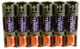 GG&amp;G Battery Caddy AAA,Pack of 6,Green GGG-1482