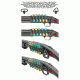 GG&amp;G Mossberg 590 Shockwave Side Saddle Shell Holder, 5-Shot, w/ The QD Sling Attachment And Angular QD Swivel, Black, GGG-2003
