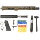Ghost Firearms Upper Receiver, Pistol Lower Parts Kit, .300 Blackout, 10.5in, Pistol , Light HBAR Barrel, 1-8 Twist, 11in M-LOK Free Float Hand Guard, Flash Can, Burnt Bronze, GF105GFR11FCAN300BB-KIT