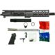 Ghost Firearms Upper Receiver, Pistol Lower Parts Kit, .300 Blackout, 7.5in, Pistol , Moly Barrel, 1-8 Twist, 7in M-LOK Free Float Hand Guard, A2 Flash Hider, Tungsten Gray, GF75E7GFR300TG-KIT