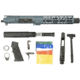Ghost Firearms Upper Receiver, Pistol Lower Parts Kit, .300 Blackout, 7.5in, Pistol , Light HBAR Barrel, 1-8 Twist, 9in M-LOK Free Float Hand Guard, Flash Can, Blue Titanium, GF75GFR9FCAN300BT-KIT