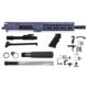 Ghost Firearms Upper Receiver, Pistol Lower Parts Kit, 5.56mm/.223, 10.5in, Carbine , Moly Barrel, 1-7 Twist, 9in M-LOK Free Float Hand Guard, A2 Flash Hider, Tac Grape, GF105E9GFR556GRP-KIT