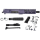 Ghost Firearms Upper Receiver, Pistol Lower Parts Kit, 5.56mm, 7.5in, Pistol , 4150  Moly Steel Barrel, 1-7 Twist, 7in M-LOK Free Float Hand Guard, A2 Flash Hider, Tactical Grape, GF75E7GFR556GRP-KIT
