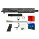 Ghost Firearms Complete Upper Receiver, Pistol Lower Parts Kit, 9mm, 7.5in, Pistol Length, 4150 Chrome Moly Steel Barrel, 1-10 Twist, 7in M-LOK Rail, A2 Flash Hider, Tungsten Gray, GF75E7GFR9MMTG-KIT