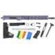 Ghost Firearms Upper Receiver, Rifle Lower Parts Kit, 5.56mm, 16in, Butt Stock, 4150 M4 Barrel, 1-7 Twist, 14in M-LOK Free Float Hand Guard, A2 Muzzle Device, Tactical Grape, GF16E14GFR556GRP-KIT
