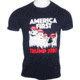 Gi Men's T-shirt Trump America First Large Navy Blue