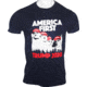Gi Men's T-shirt Trump America First X-large Navy Blue