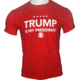 Gi Men's T-shirt Trump Is My President Xx-large Red!