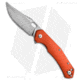 GiantMouse ACE Jutland Folding Knife, 3.35in, ELMAX, Clip Point Blade, G-10, Orange Handle, Orange/Gray, 8.15 inch, BHQ-139149