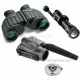 3-PC Day and Night Explorer Military Gift Package - Steiner 8x30 Binoculars, Streamlight NF-2, Bushnell 2.5x42 Night Vision Audio Scope