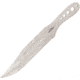 Gil Hibben Hibben III Throwing Knife, 15in Overall, 9.25in Satin 3Cr13 Stainless Blade, Stainless Steel Handle, Leather Sheath, GH5107