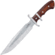 Gil Hibben Sub-Hilt Fighter Knife, 14.13in Overall, 8.5in Mirror 5Cr15MoV Stainless Blade, Bloodwood Handle, Leather Sheath, GH5111