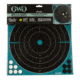 Girls With Guns Gwg Splash Self-Adhesive Paper Bullseye Target, Teal/Black, 12X12, 15279