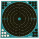 Girls With Guns Gwg Splash Self-Adhesive Paper Bullseye Target, Teal/Black, 12X12, 15279