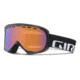 Giro Focus Goggle-Black Wordmark-Persimmon Boost