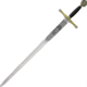 Gladius Excalibur Sword Special Deco, 35 unsharpened carbon steel blade, Metal alloy handle, 281