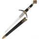 Gladius Robin Dagger Decorated, 11 unsharpened stainless blade, Aged brass finish metal alloy handle, 524
