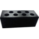 Glfa Cartridge Gauge .45acp 7-holes Anodized Black
