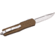 GLFA Smooth Spring Assisted OTF Knife, Smooth Blade, Bronze, 7", GL-KSM-SMT BRZ