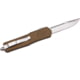 GLFA Smooth Spring Assisted OTF Knife, Smooth Blade, Bronze, 7", GL-KSM-SMT BRZ